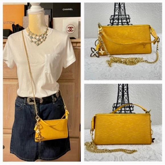 Louis Vuitton Epi Pochette with COA Code AR 1904 - Picture 5 of 14